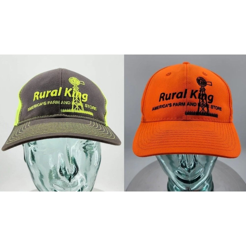 Rural King America's Farm and Home Store Adjustable Hat Dad‎ Ball Cap Windmill